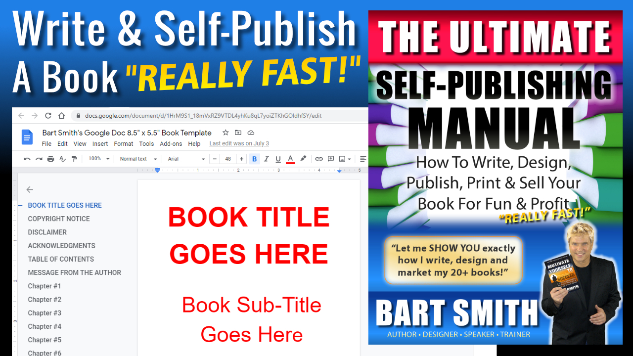 Write & Self-Publish A Book 